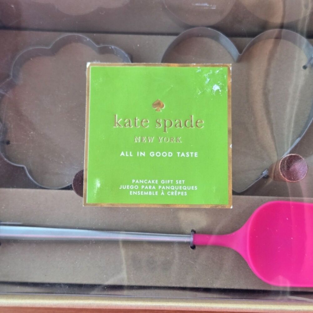 Kate Spade New York “All in Good Taste” Pancake Gift Set NEW Discontinued - Picture 3 of 4